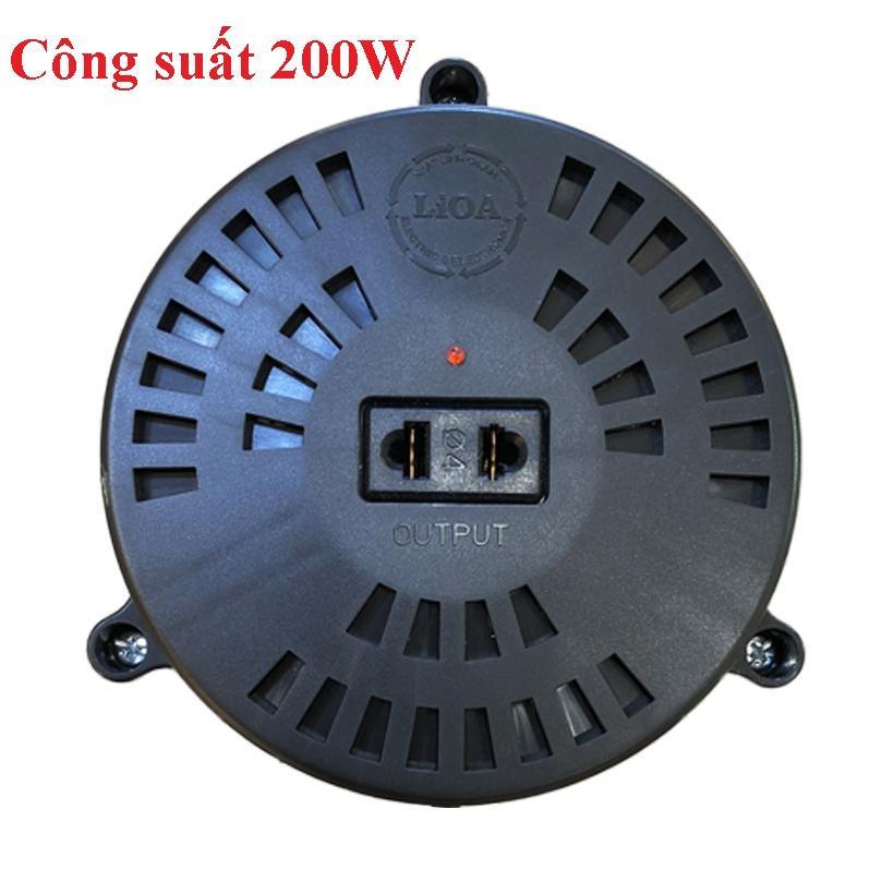 Bộ đổi nguồn 220v sang 100v 110v 120v Lioa dùng cho - đồ điện nhật - máy đuổi muỗi - máy may - máy photocopy - công suất 200w