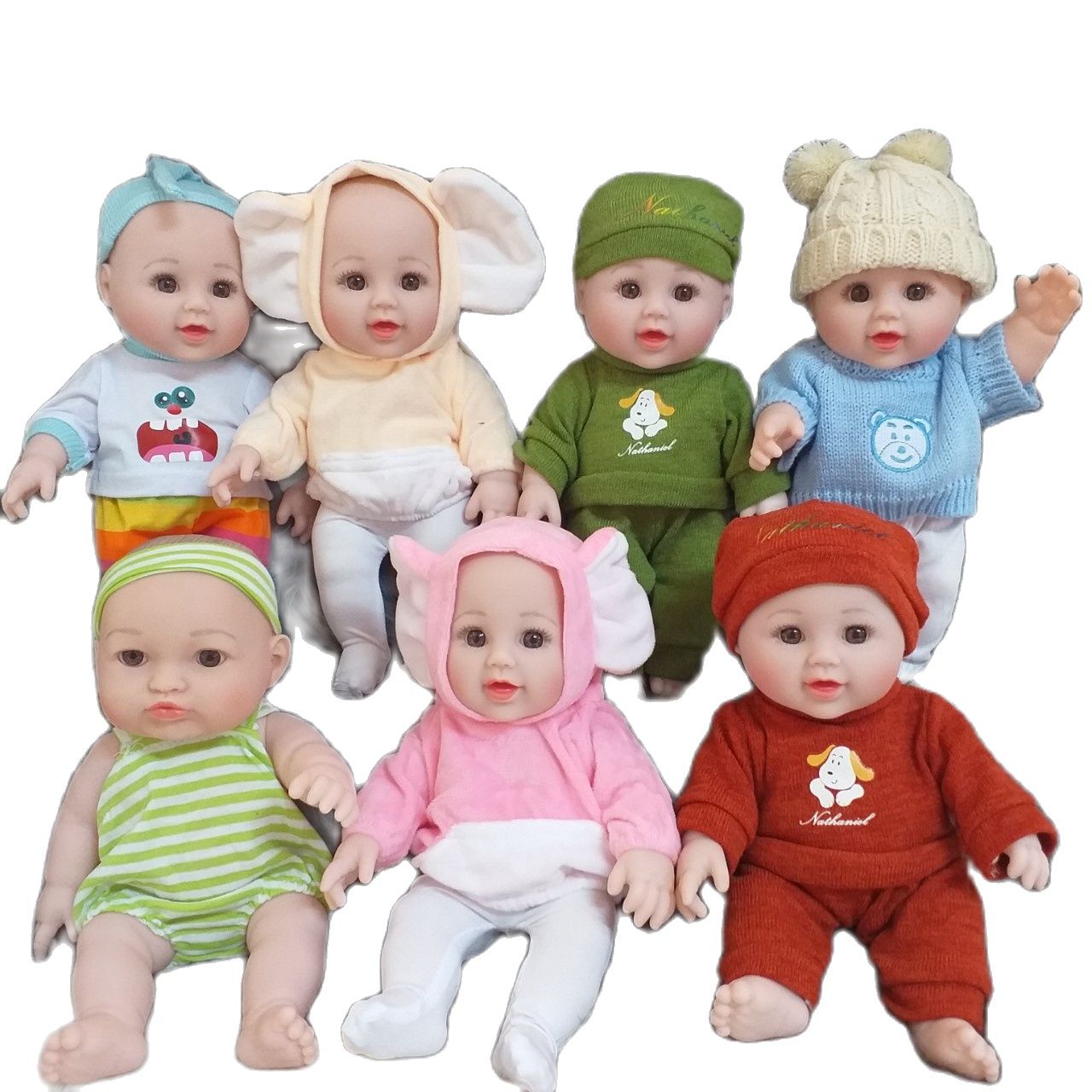 Búp bê nhựa cao cấp trọc nathaniel 30 cm 12 inch reborn vynil doll