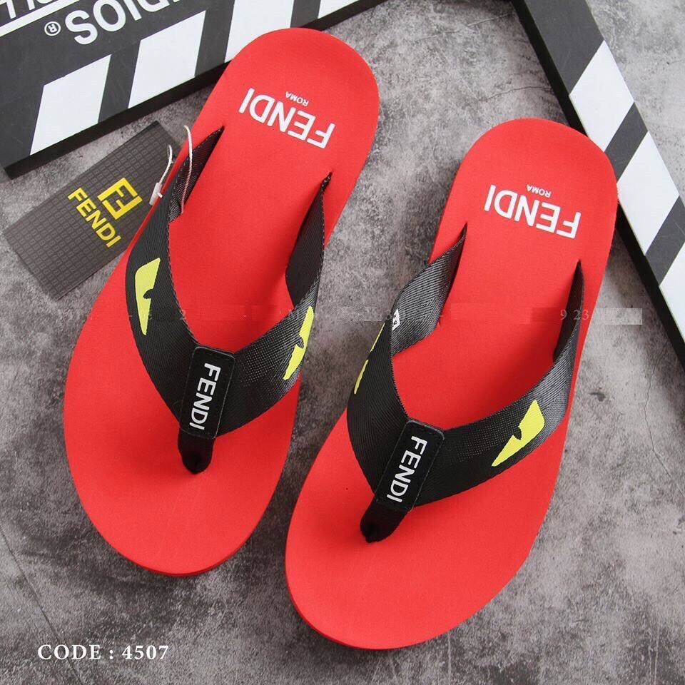 Dép Kẹp F.D Mắt Cáo Quai Vải Nam Nữ Thời Trang DL021