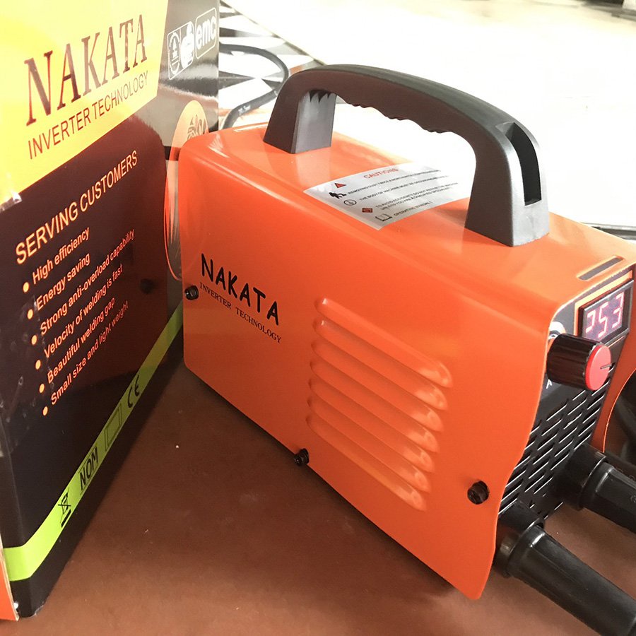 Freeship máy hàn điện tử mini nakata 250a kèm phụ kiện