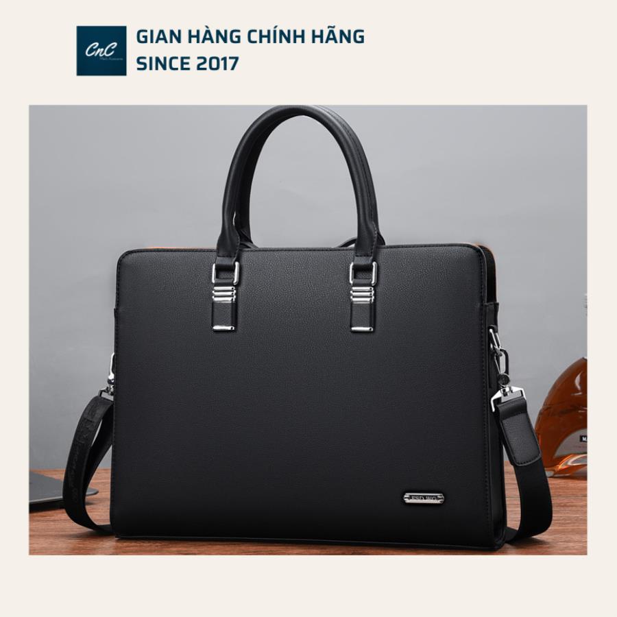 [HCM]BẢO HÀNH 10 NĂM HÀNG NHẬP Cặp da công sở nam CHICHI FASHION CDN53 I Cặp da nam I Cặp da nam công sở cao cấp I Cặp xách nam I Cặp da nam cao cấp I Cặp da nam công sở DA CAO CẤP ĐỰNG VỪA LAPTOP 14 INCH HÀNG LOẠI 1
