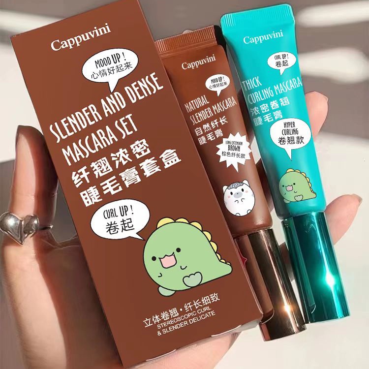 Mascara dài mi - dày mi siêu mảnh vỏ tím - Bộ 02 cây