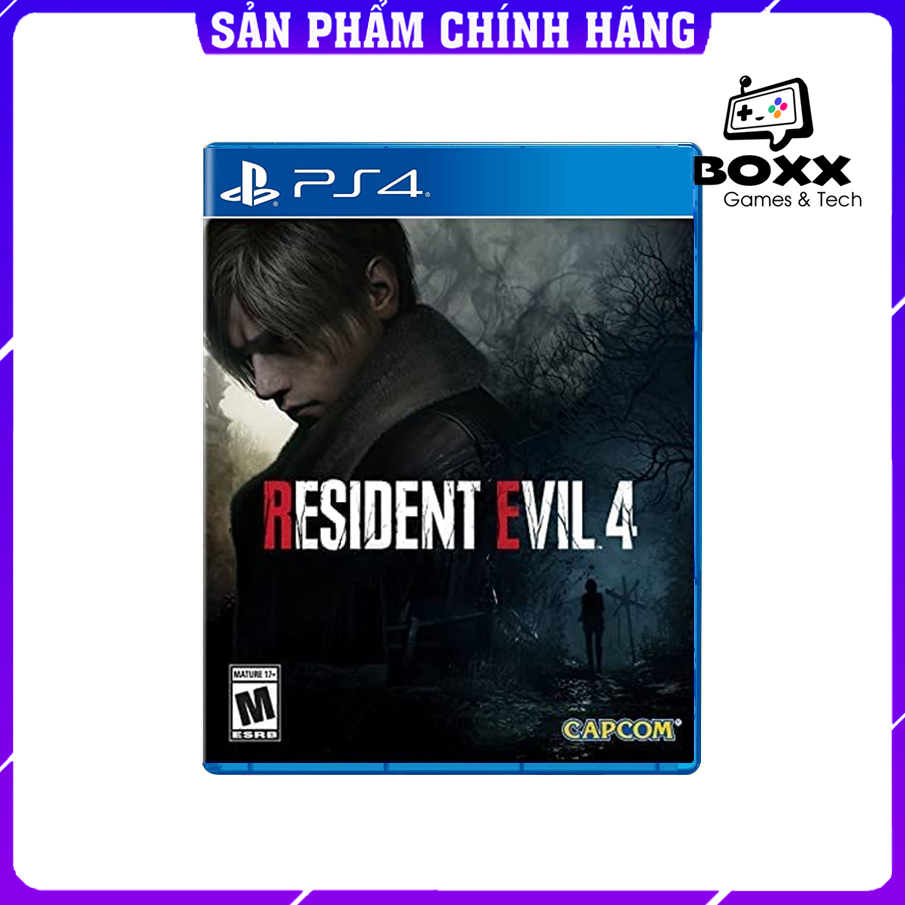 Đĩa game resident evil 4 remake ps4