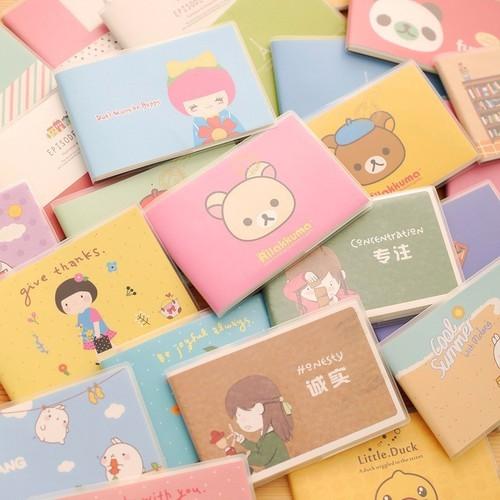 Sổ ghi chú ngang kute Hàn Quốc