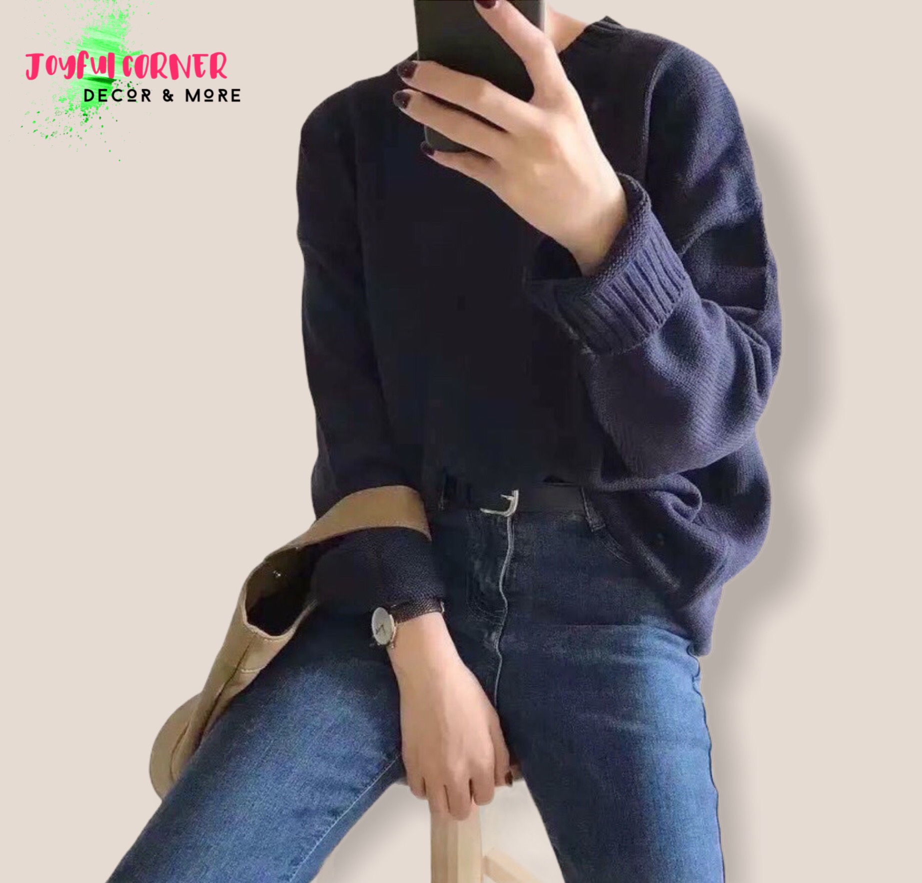 [HCM]Áo Len Quảng Châu Miss Sumey Hàng Chuẩn Tem Tag