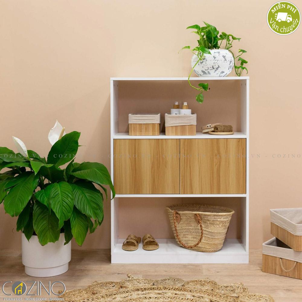 Tủ kệ sách nhỏ Blake gỗ tự nhiên