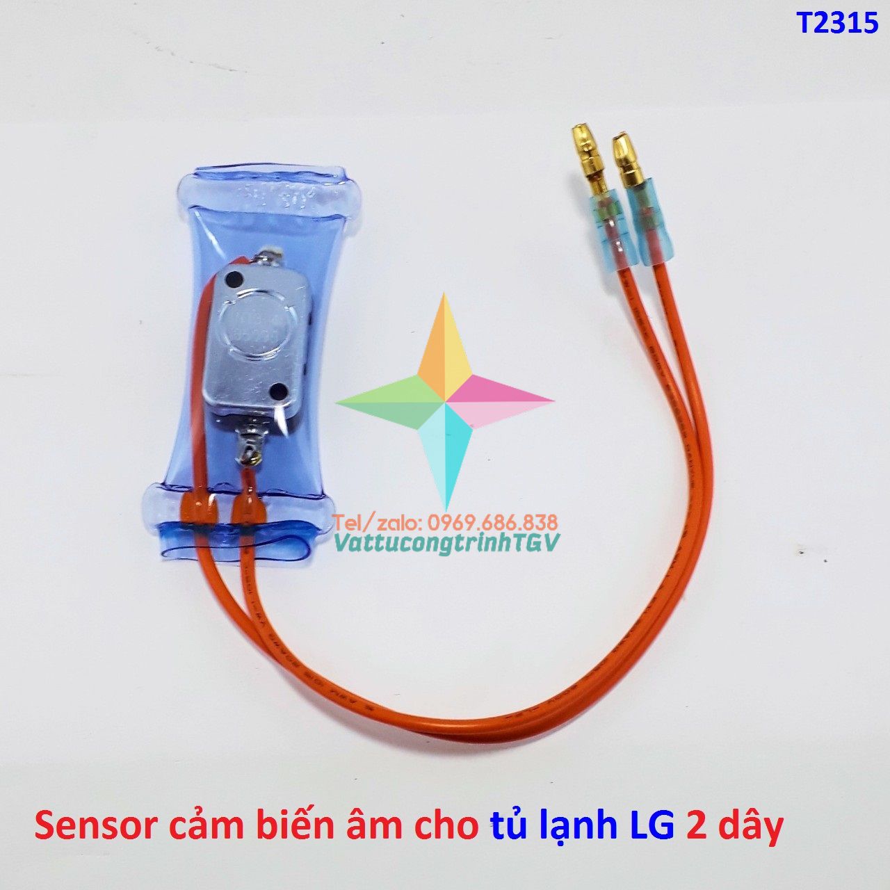 Sensor cảm biến âm cho tủ lạnh 2 dây