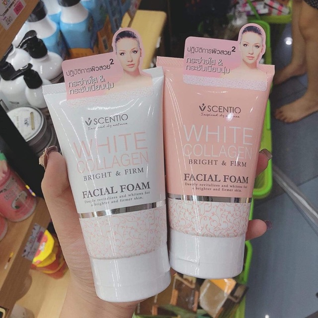 Sữa Rửa Mặt Sáng Da White Collagen Bright Và Firm Facial Foam