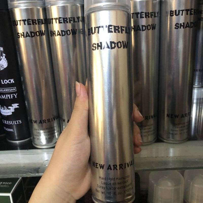 ️keo xịt tóc butterfly shadow 600ml