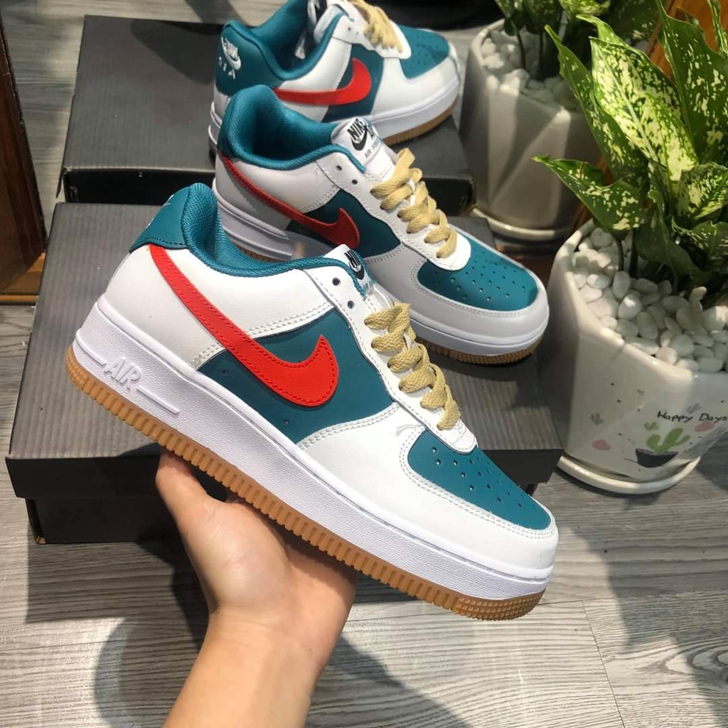 Giày Af1 Gucci xanh đỏ nam nữ cao cấp full box + bill