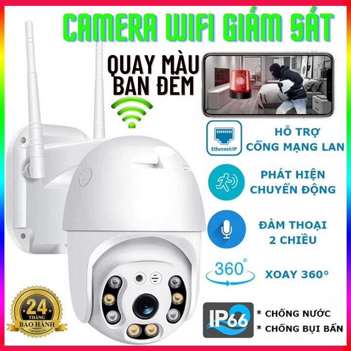 Camera wifi không dây xoay 360 độ Hisee SE, Camera giám sát ngoài trời kết nối điện thoại, Camera IP gia đình không dây Camera quan sát có màu ngày đêm, chống nước IP66, chống bụi bẩn