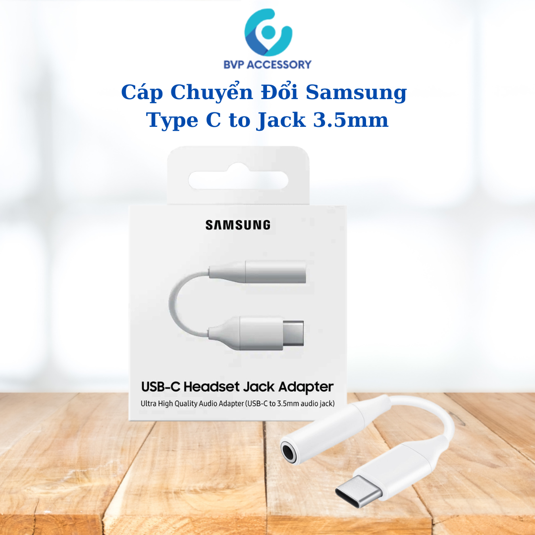 Cáp chuyển đổi samsung type c to jack 3.5mm - hàng nhập khẩu