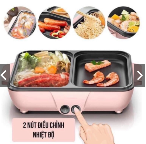 Bếp lẩu nướng đa năng hai chức năng