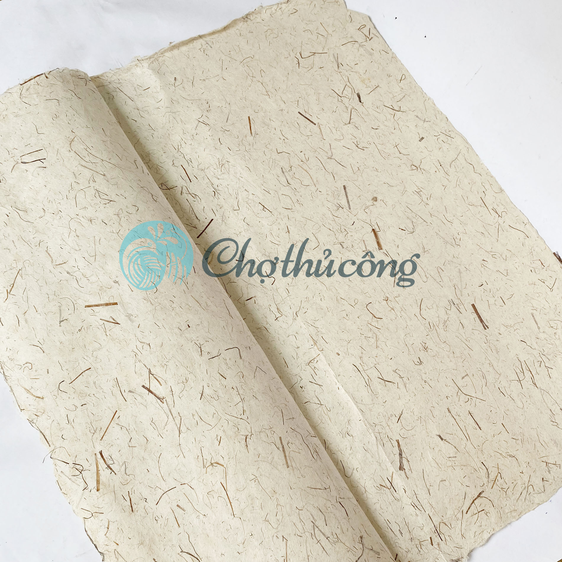 Giấy dó Vân cỏ tự nhiên khổ lớn, giấy handmade, giấy vẽ màu nước, giấy viết thư pháp mỹ thuật, giấy xếp origami, làm đèn decor