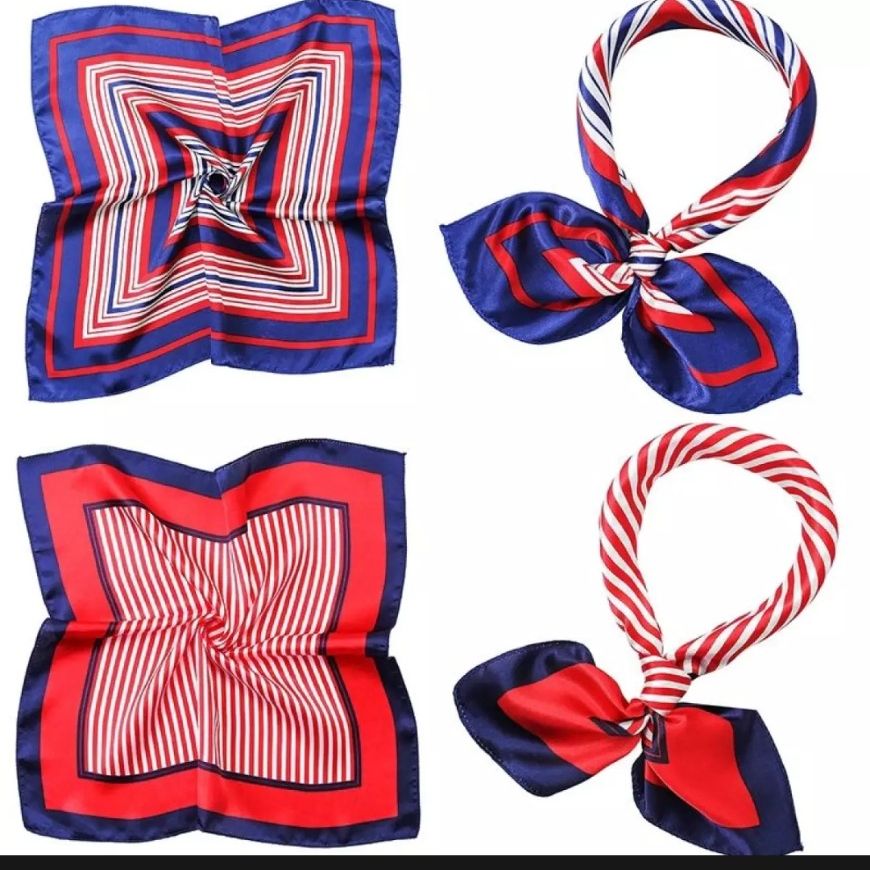 Khăn lụa vuông Bandana siêu xinh 70x70cm