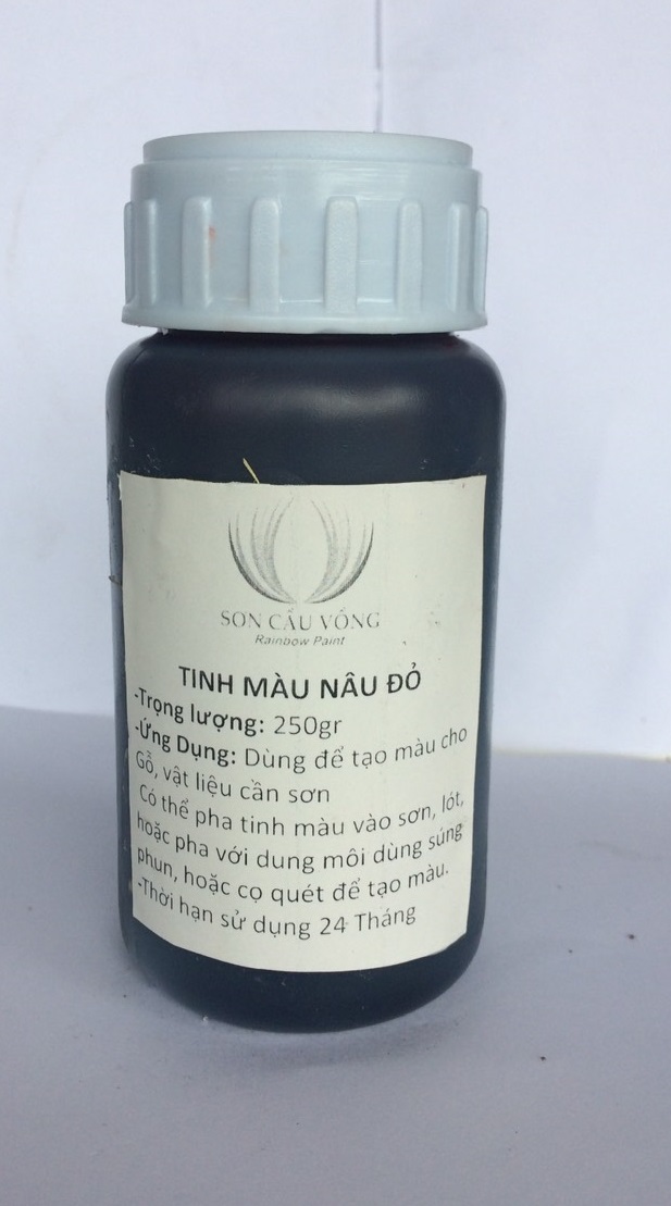 Tinh màu nâu đỏ 250gr