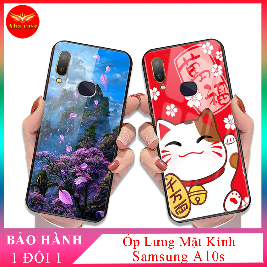 Ốp lưng Samsung A10s, Ốp kính 3D thế hệ MỚI mặt lưng kính KÍNH IN HÌNH chống trầy xước, đẹp, ốp samsung a10s sắc nét siêu sang, Nâng tầm đẳng cấp