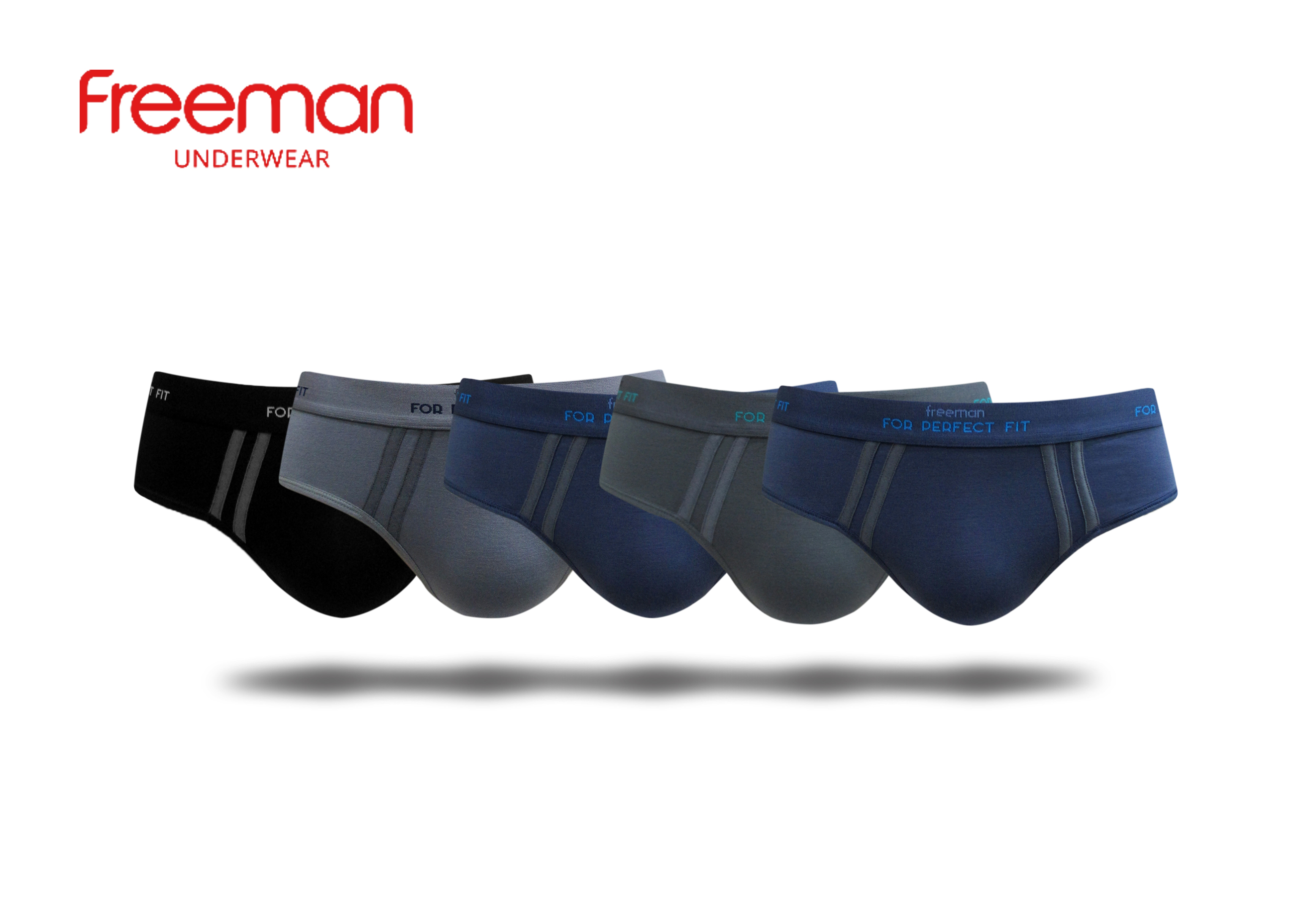 Quần lót nam Freeman cao cấp [Combo 5] - Chất liệu Modal BC637