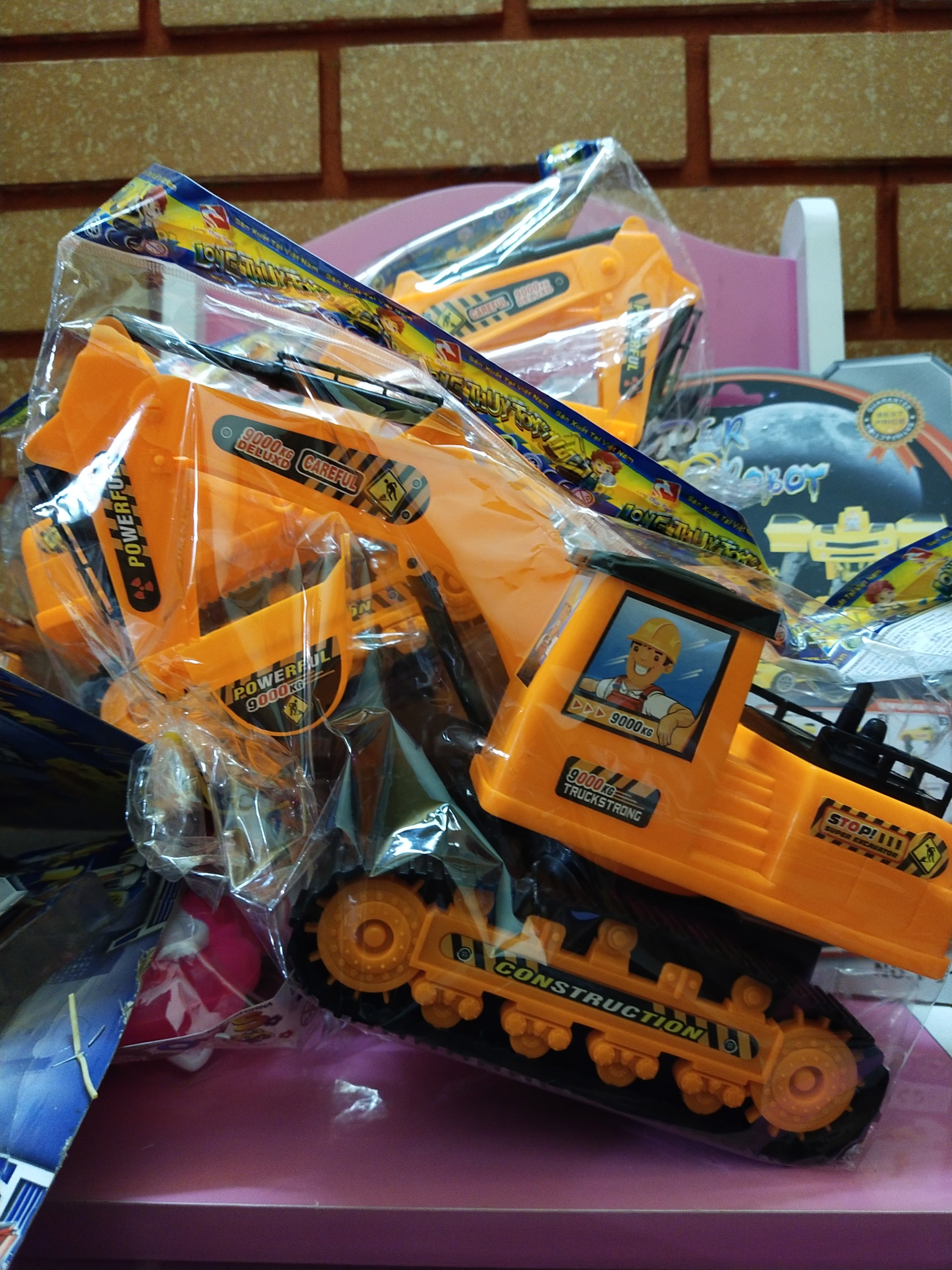 xe cẩu xúc cát xoay 360 độ