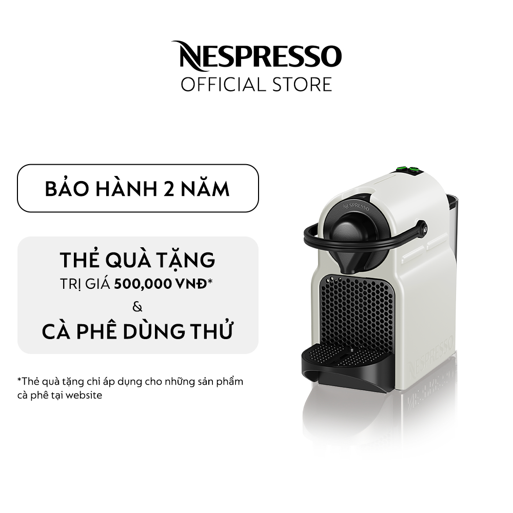Máy pha cà phê viên nén Nespresso Inissia - Trắng