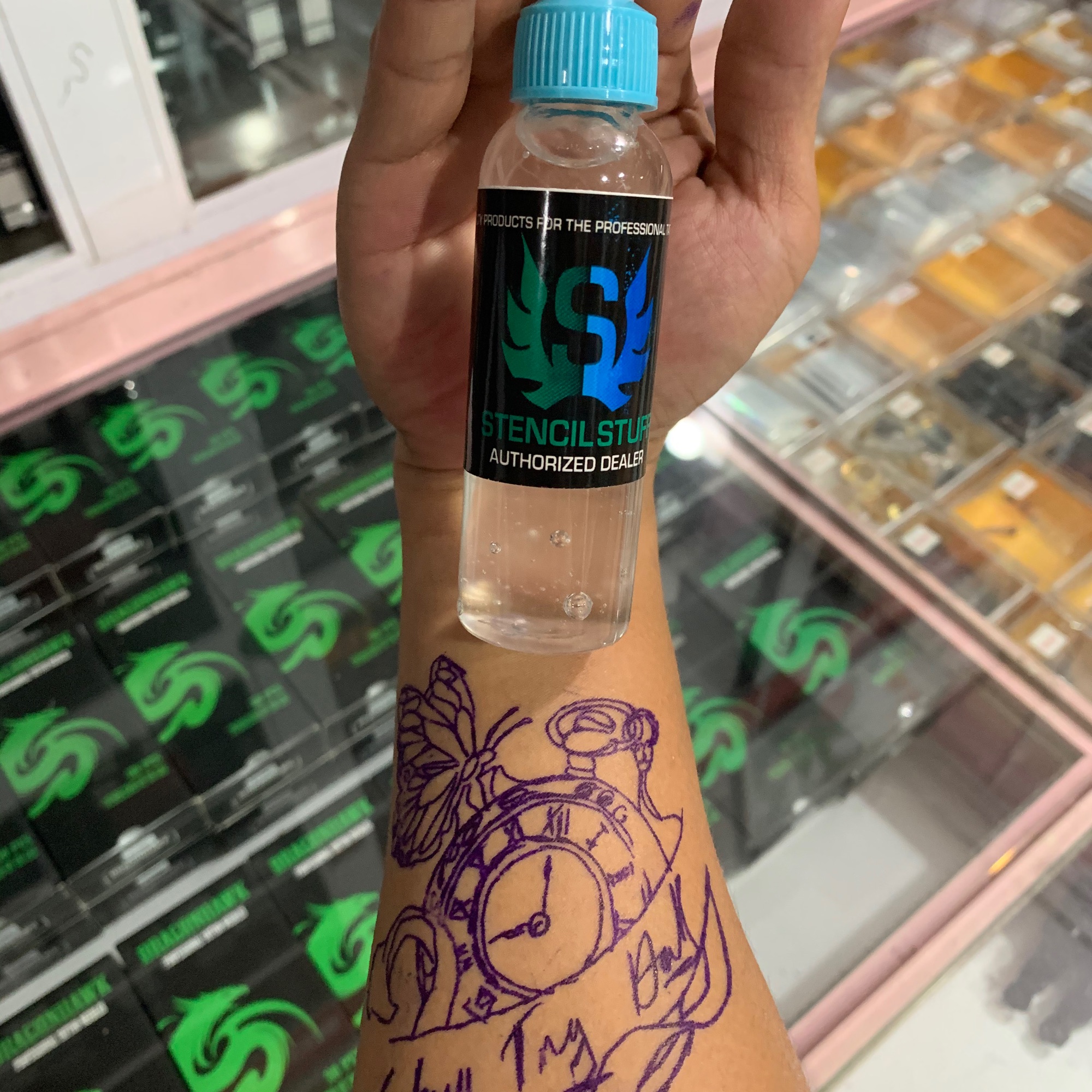 Gel in hình..Siêu bám sắc nét Stencil Stuff 60ml 89k/60ml