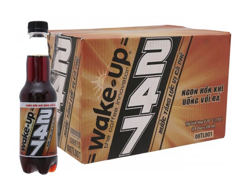 Thùng 24 chai nước ngọt vị cà phê 247