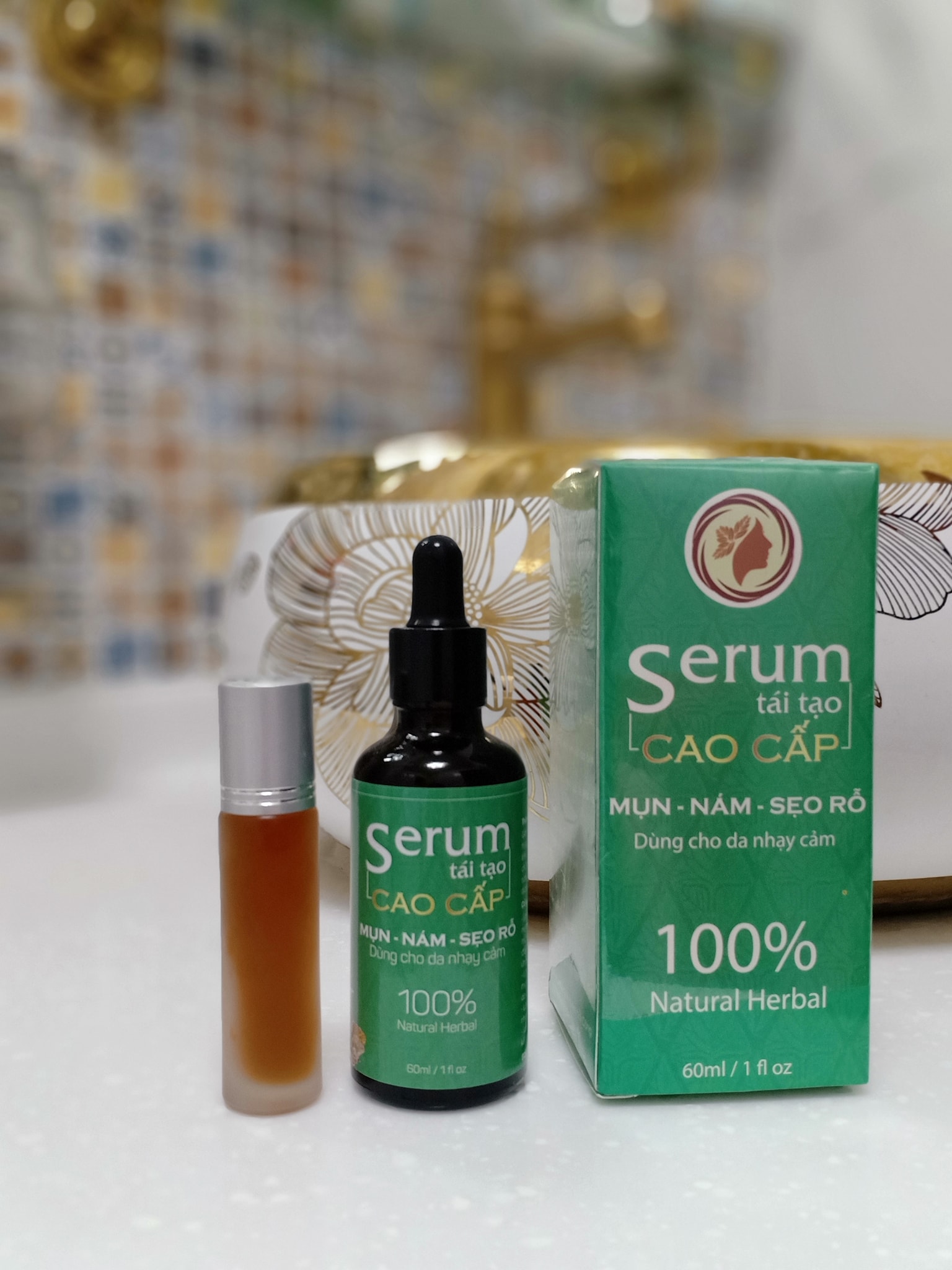 Serum tái tạo cao cấp mụn nám sẹo rỗ hoài nguyễn 60ml