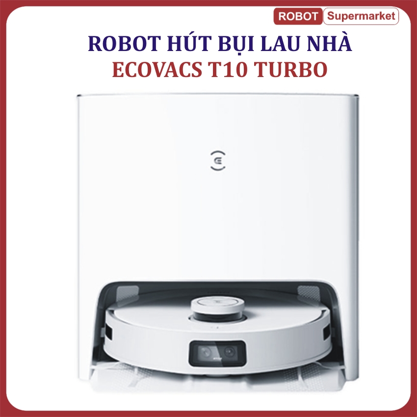 Robot hút bụi lau nhà Ecovacs Deebot T10 Turbo - Robot tự giặt khăn