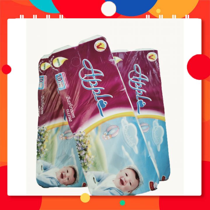 Giấy vệ sinh applo 10 cuộn siêu mềm mịn cực dai
