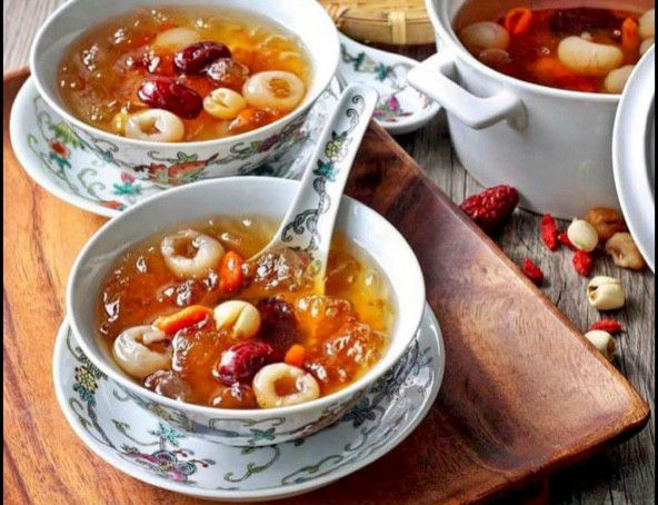 Set nguyên liệu nấu chè dưỡng nhan tặng phần trà dưỡng nhan thanh nhiệt