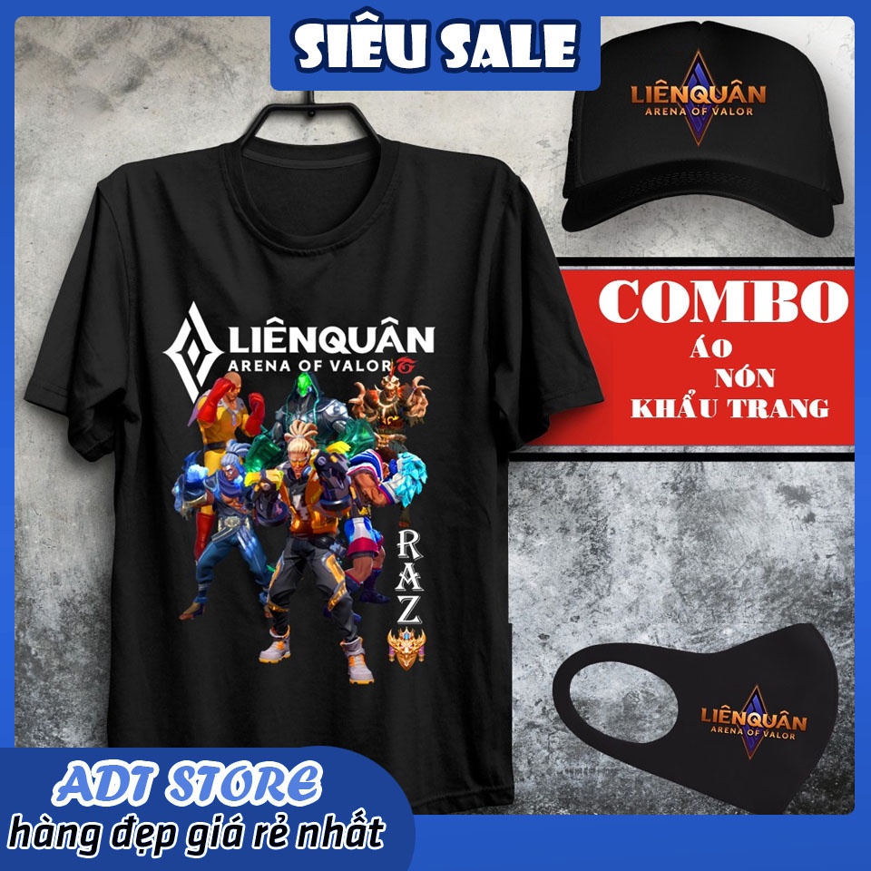 Combo Áo Liên Quân Tướng Raz Cực Chất - Arena of Valor mẫu mới siêu chất