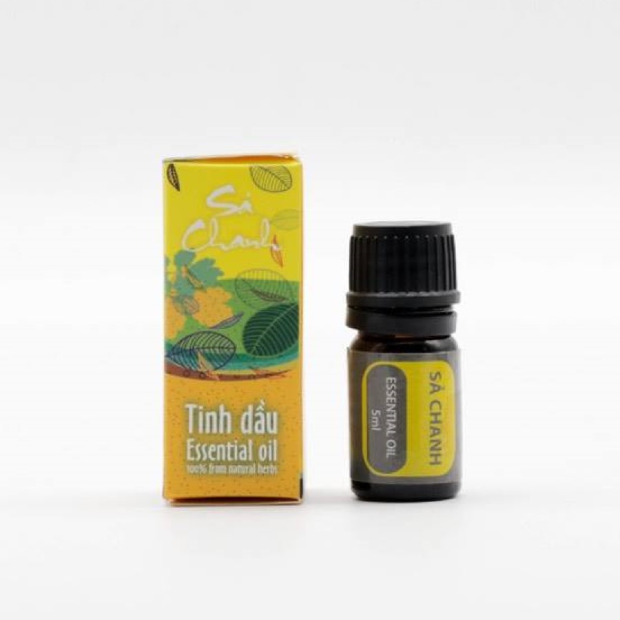 [HCM]Tinh Dầu Sả Chanh Nguyên Chất 100% 5ml Hợp Tác Xã Sinh Dược