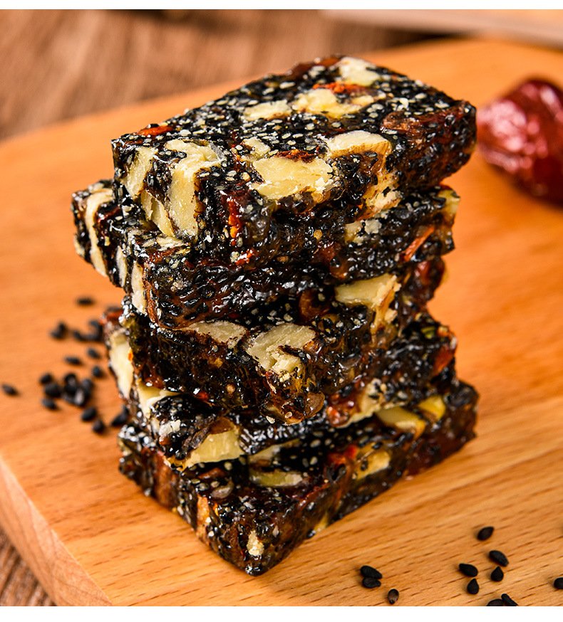    Mới ngon  Combo 1000g Bánh óc chó mè đen táo đỏ Bánh Mè Đen Dinh Dưỡng Siêu Hạt Mè Đen,Táo Đỏ Óc Chó Kỷ Tử ít ngọt cực ngon 