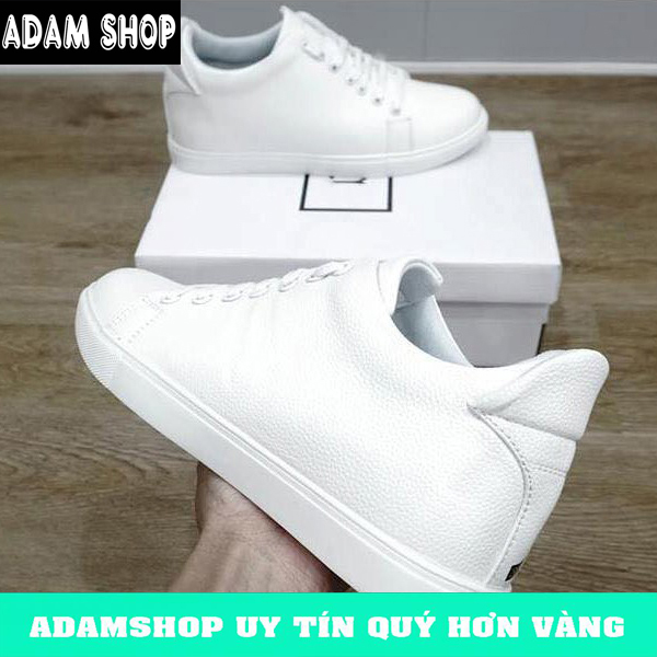 Giày Thể Thao Nam Trắng Độn Đế 6cm ( Giá Cực Shock) - ADAM SHOP(6C)