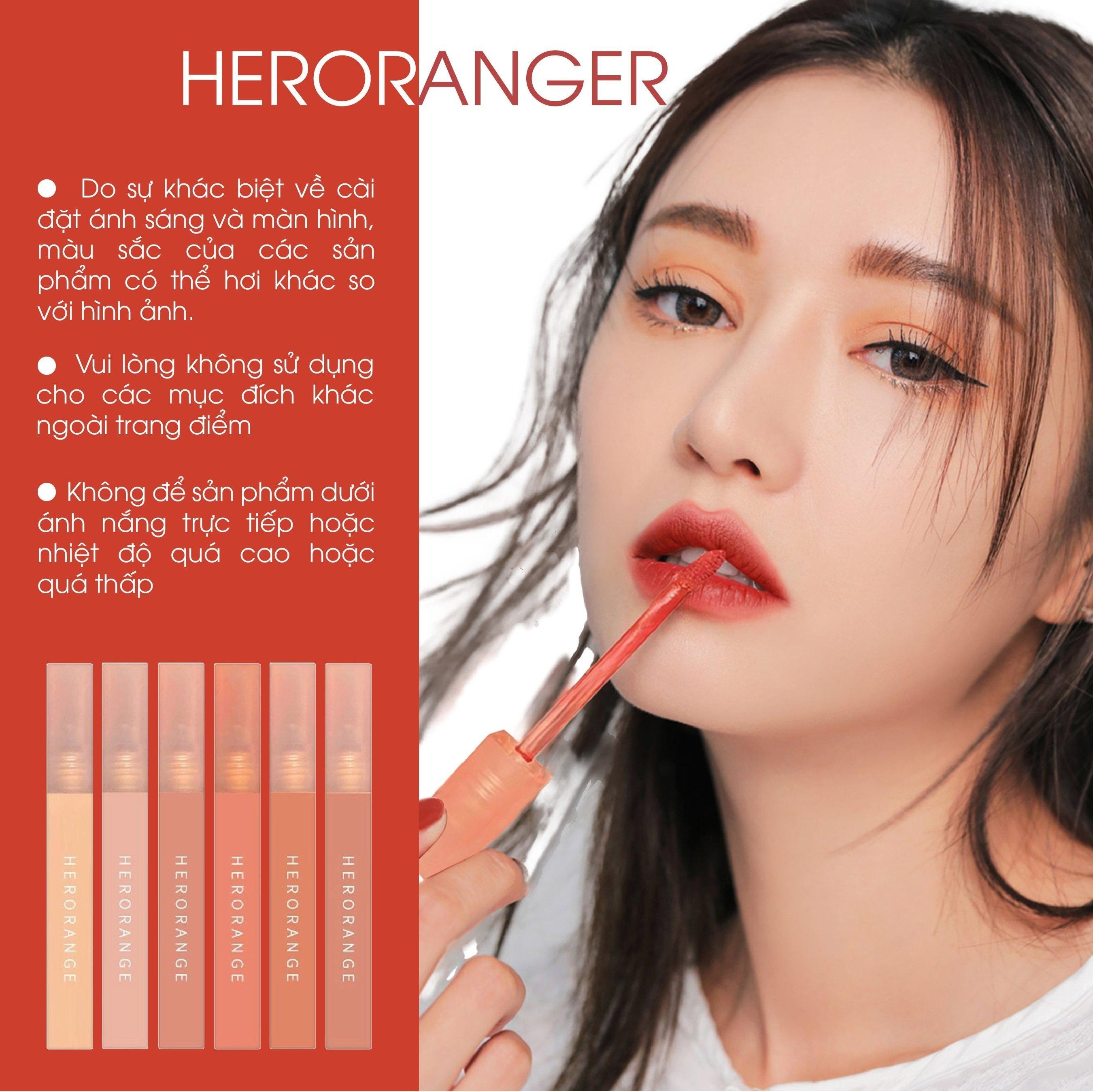 Son Kem Lì Herorange Thân Vuông Nội Địa Chính Hãng