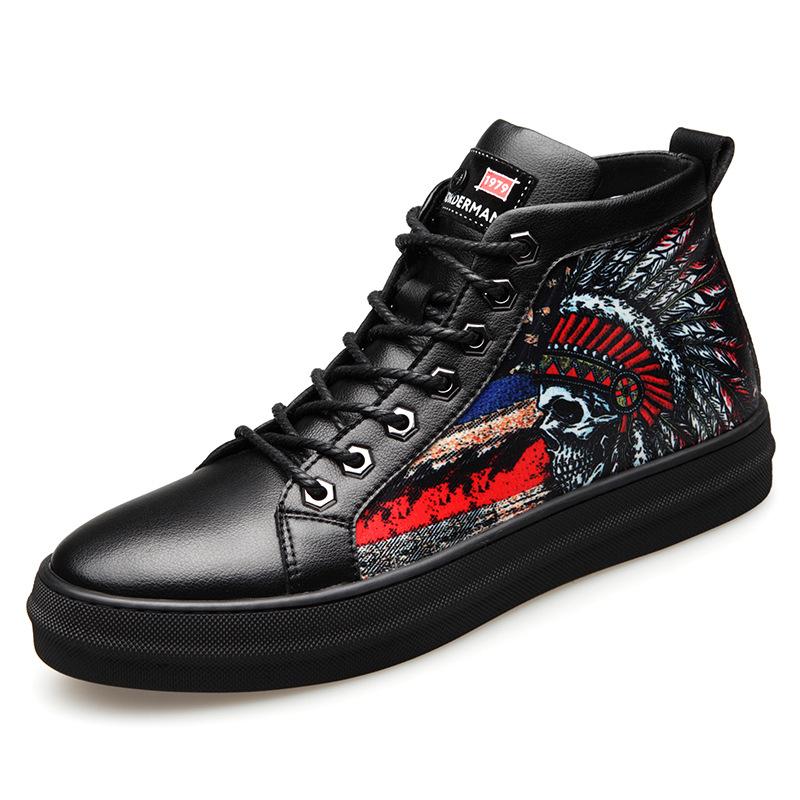 Giày nam cao cổ họa tiết độc lạ Hót 2021 - Ohazo! - G128