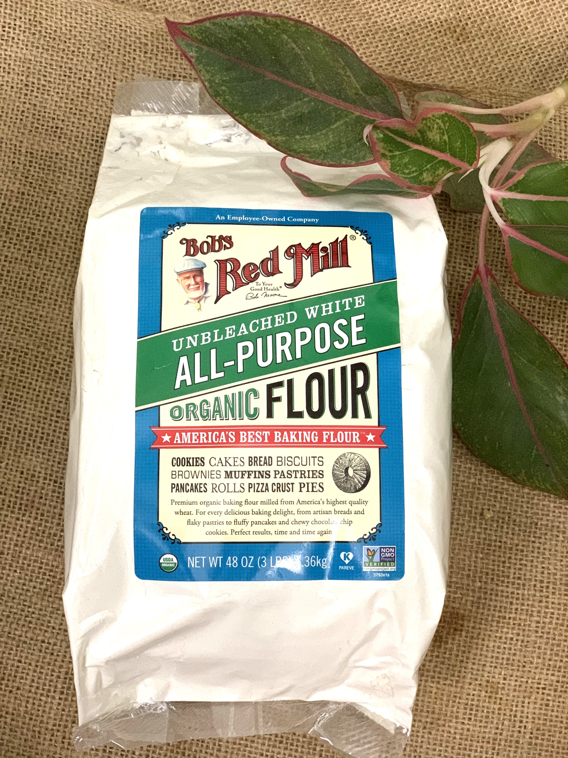 Bột mì đa dụng hữu cơ 1.36kg Organic Unbleached All Purpose Flour