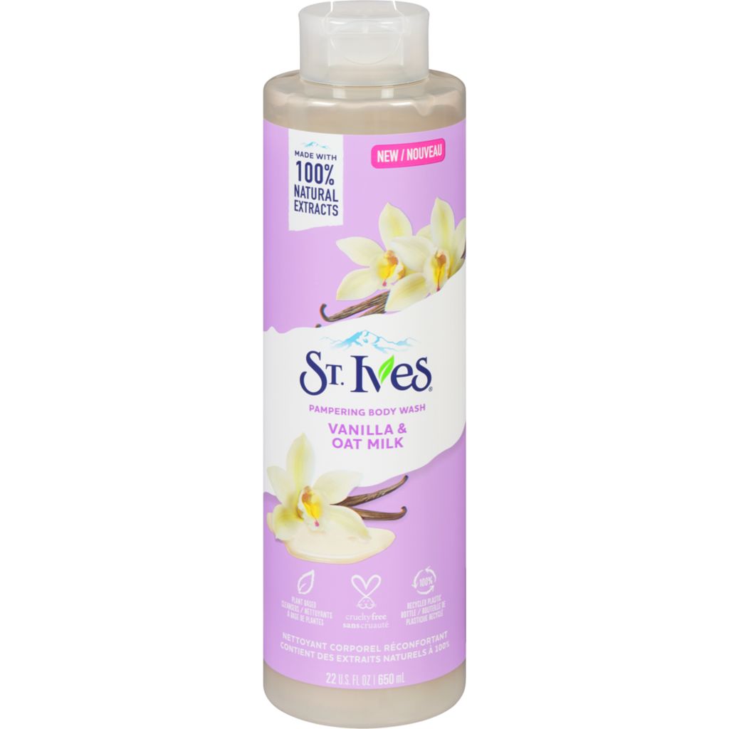 Sữa tắm st.ives soothing vanilla và oat milk 650ml - mỹ