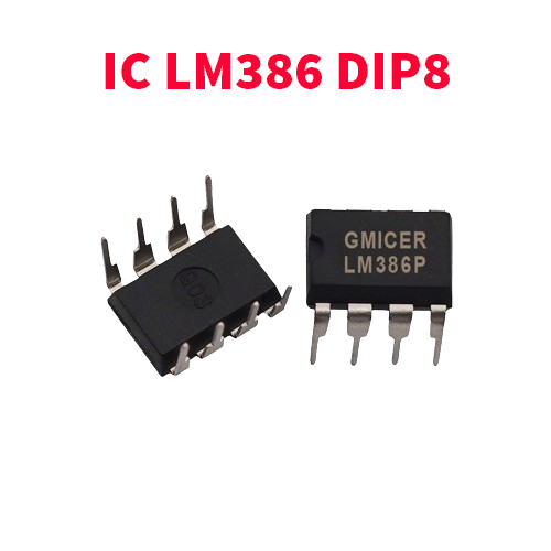Lm386 chân cắm dip 8 lm386 chân dán sop 8 chính hãng - ic khuếch đại âm thanh