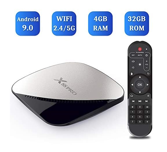 TV Box X88 PRO Ram 4GB Rom 32GB RK3318 Android 9.0 - X88 PRO 4G-32G