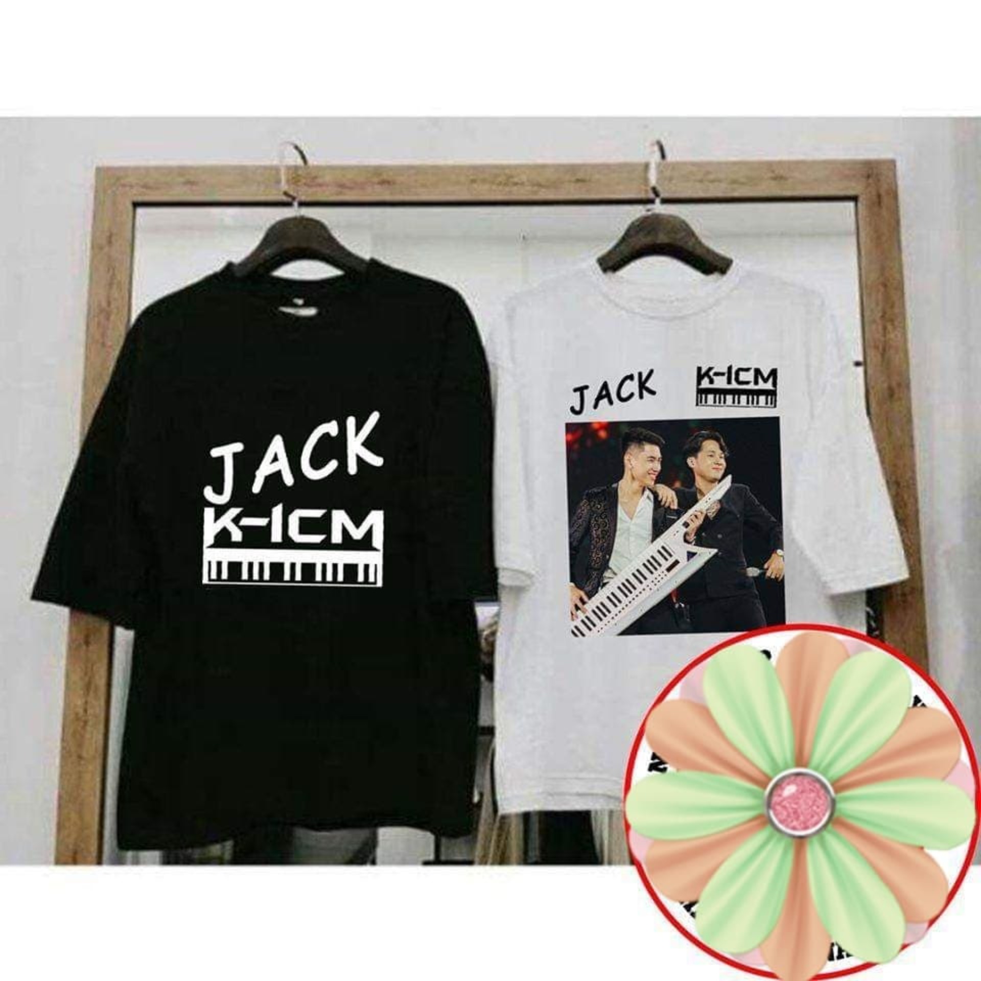áo thun tay lỡ JACK K-ICM dáng rộng in theo yêu cầu miễn phí