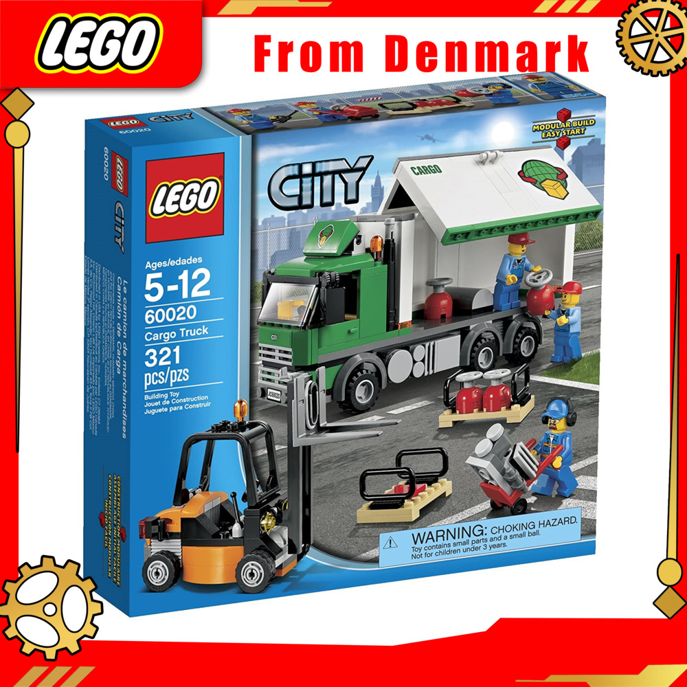 LEGO City 60020 cargo truck toy set guaranteed genuine From Denmark