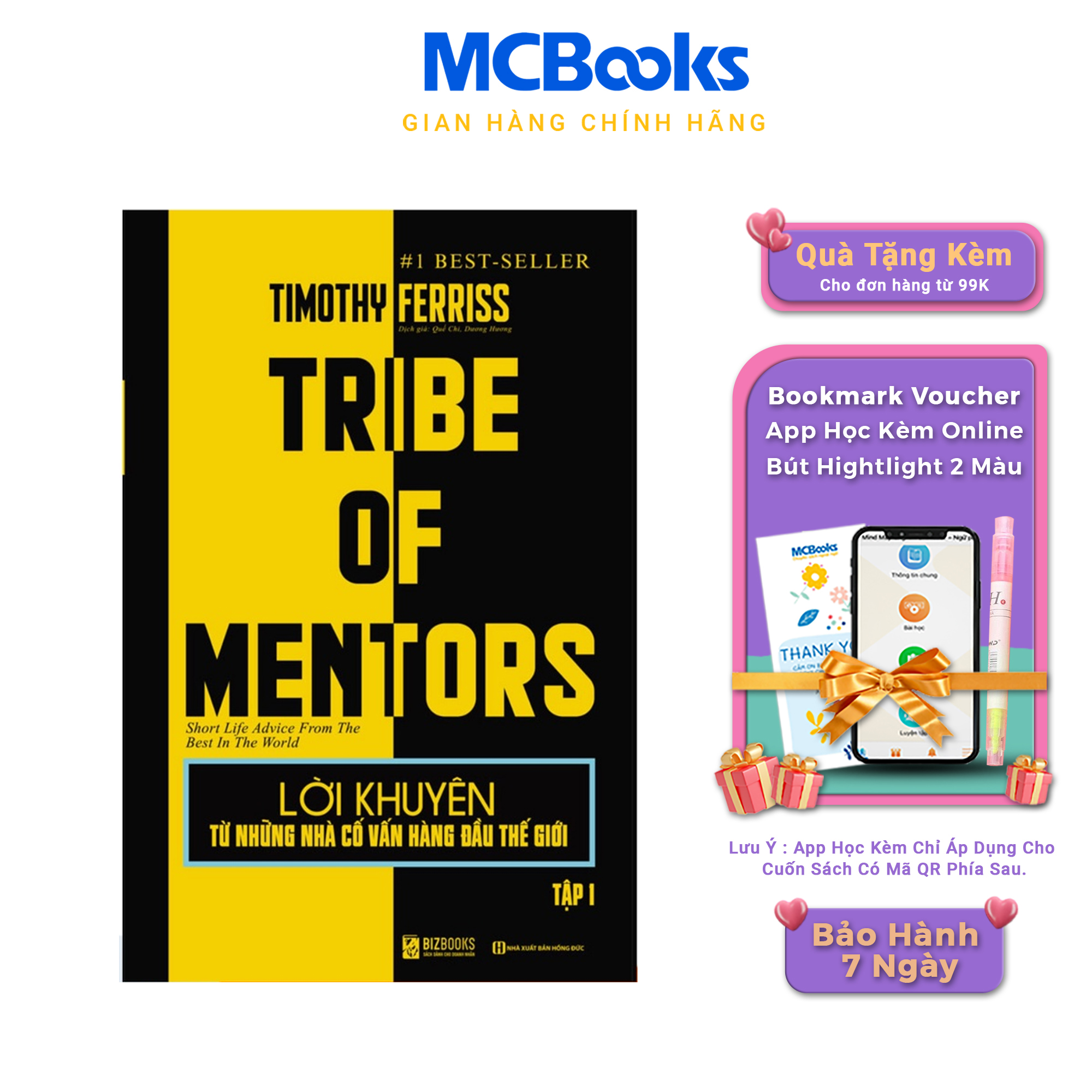 Sách - lời khuyên từ những nhà cố vấn hàng đầu thế giới – tribe of mentor - mcbooks