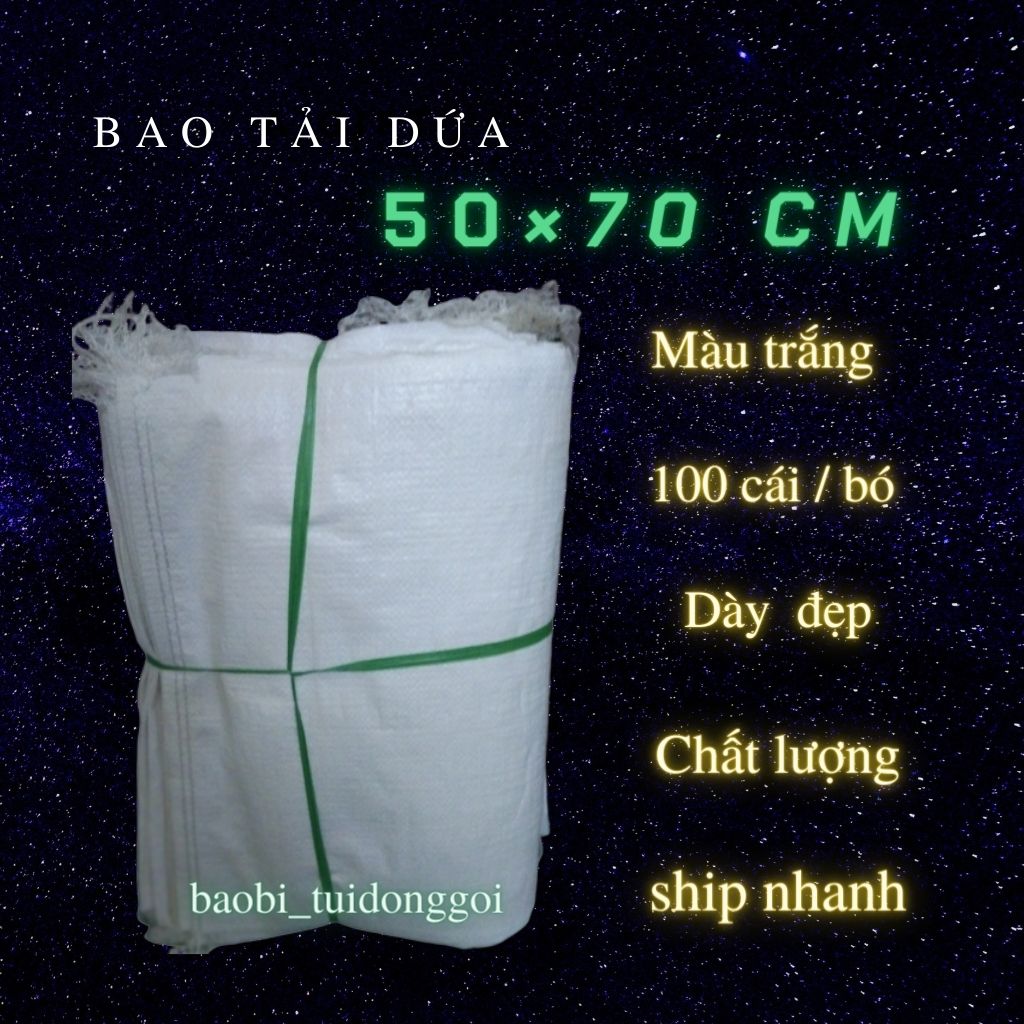 Bao tải dứa đựng gạo 25kg 100 cái loại tốt