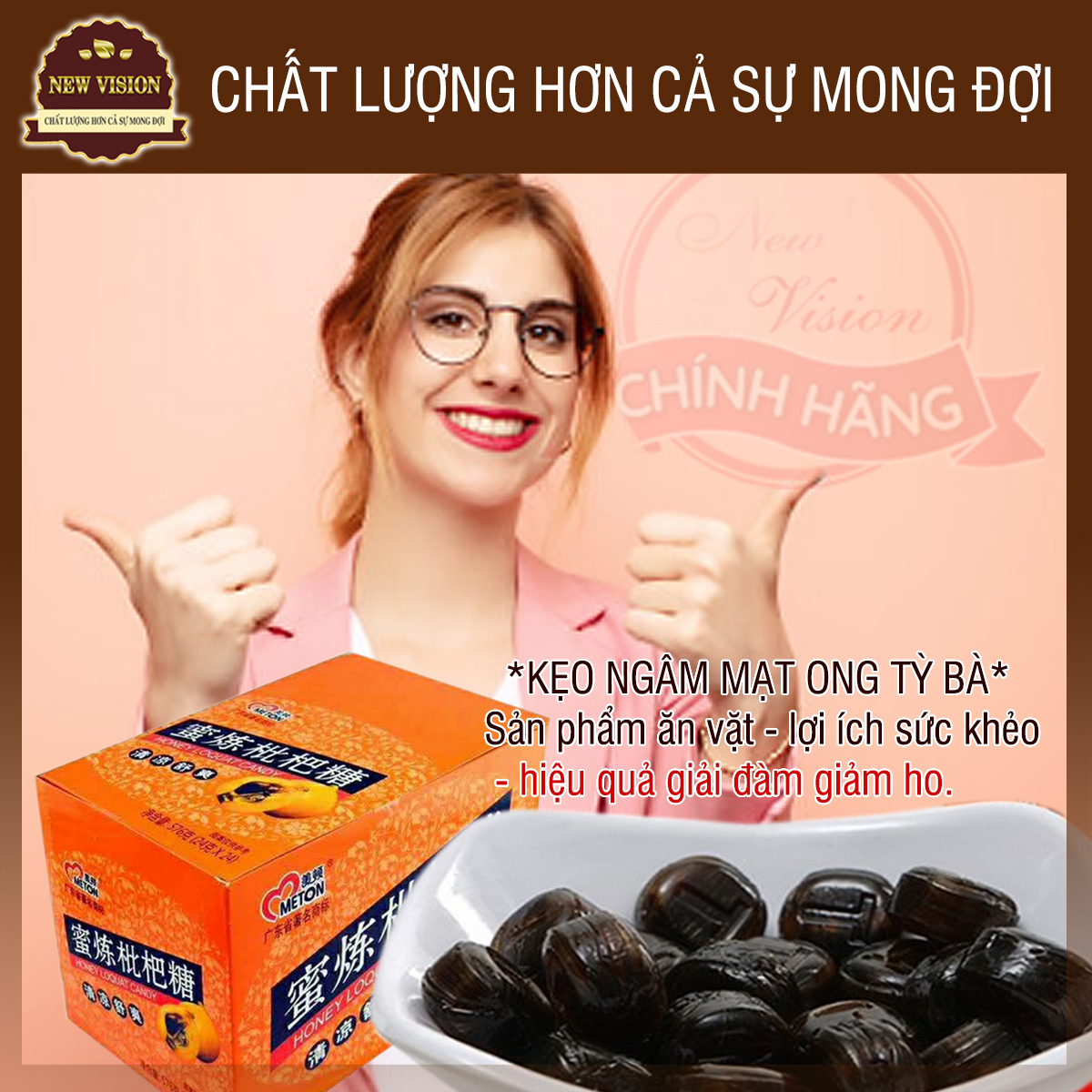 [HCM]Kẹo ngậm bạc hà - Kẹo ngậm tỳ bà mật ong - Keo ngậm sảng khoái giảm đau họng giảm ho - Đồ ăn vặt nội địa.New