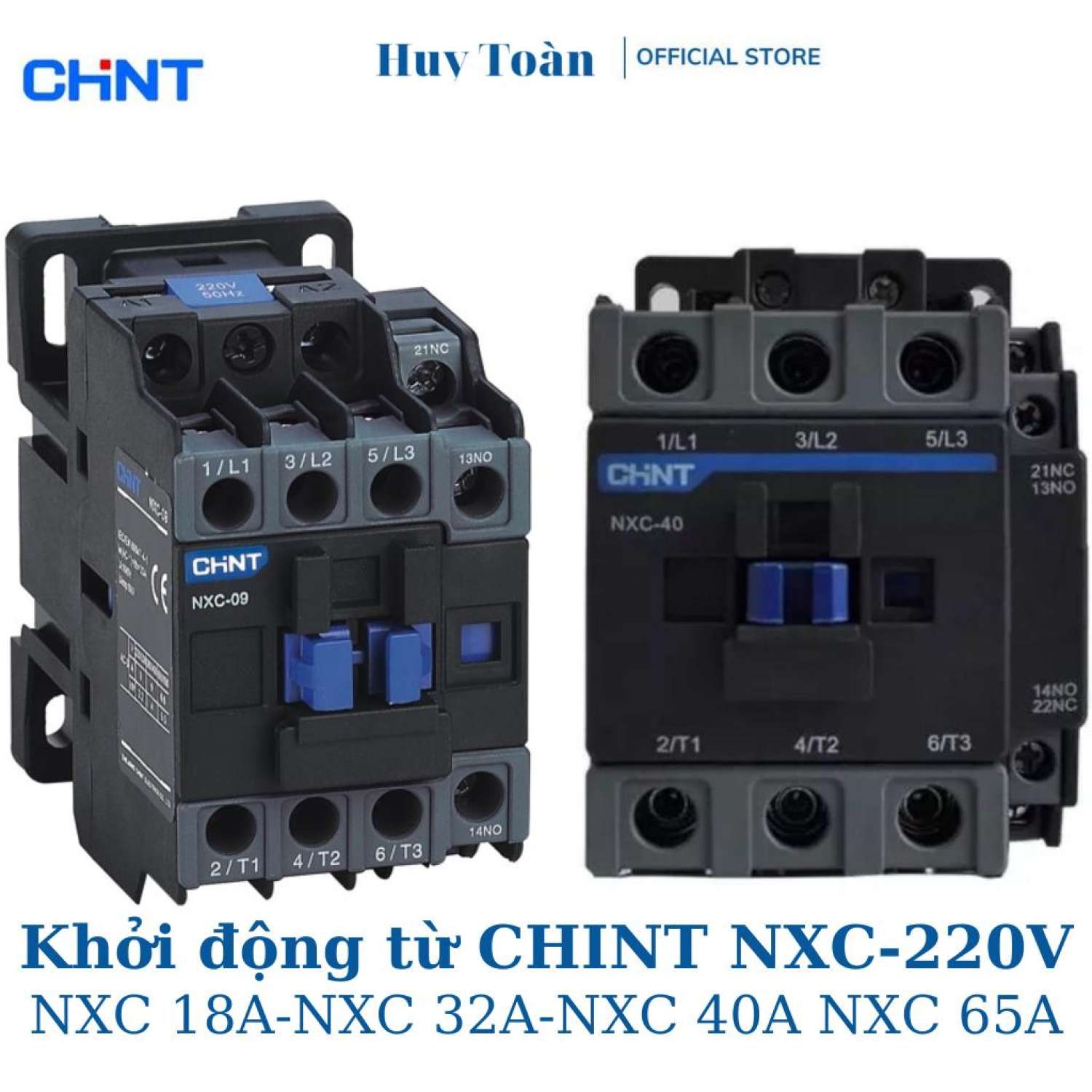 Khởi động từ chint nxc-220v contactor 18a 25a 32a 40a 63a