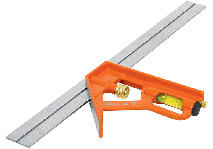 Thước ê ke thuỷ sắt 12in/300mmtruper - 14380 ect-12