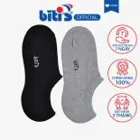 Combo 2 Vớ Lười Nam Biti's ASMG00100XAM (Xám)