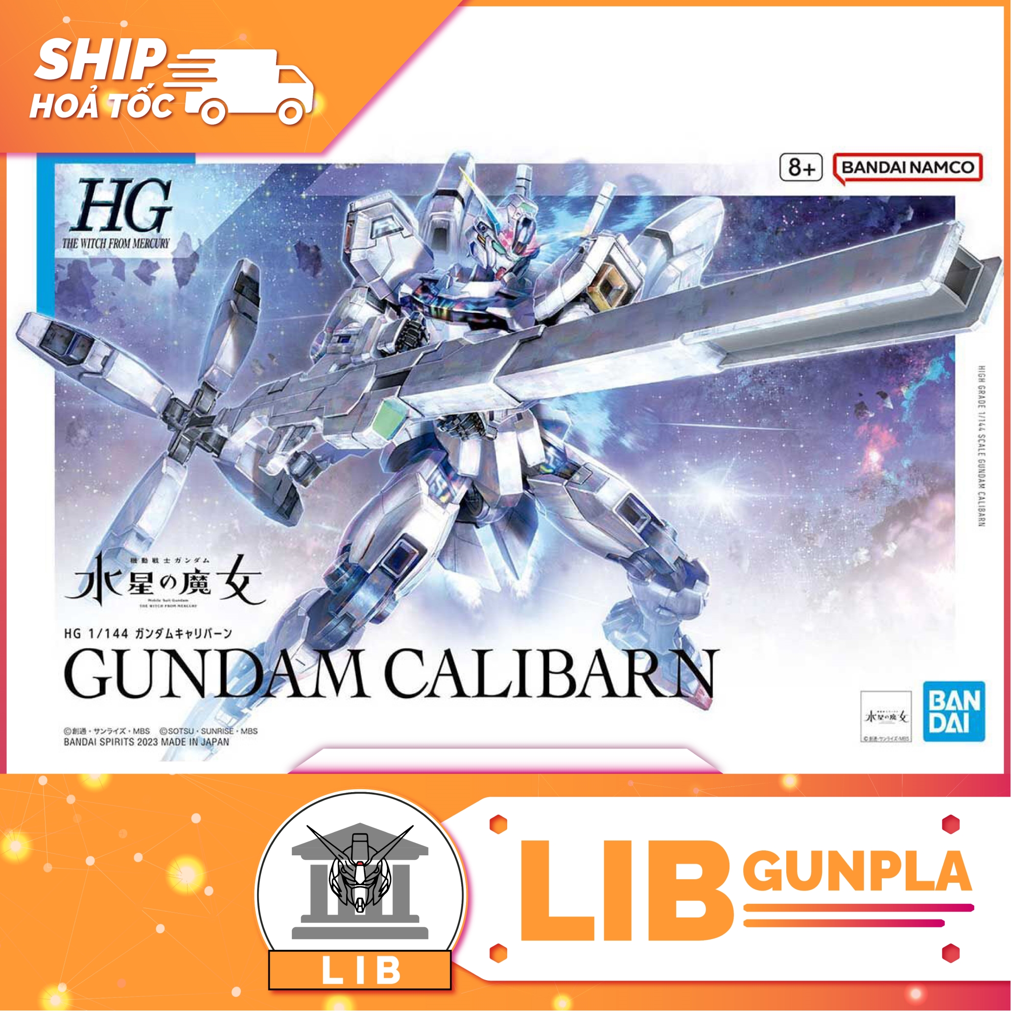 Assembly model Bandai Gundam HG WFM 1 144 Gundam Calibarn