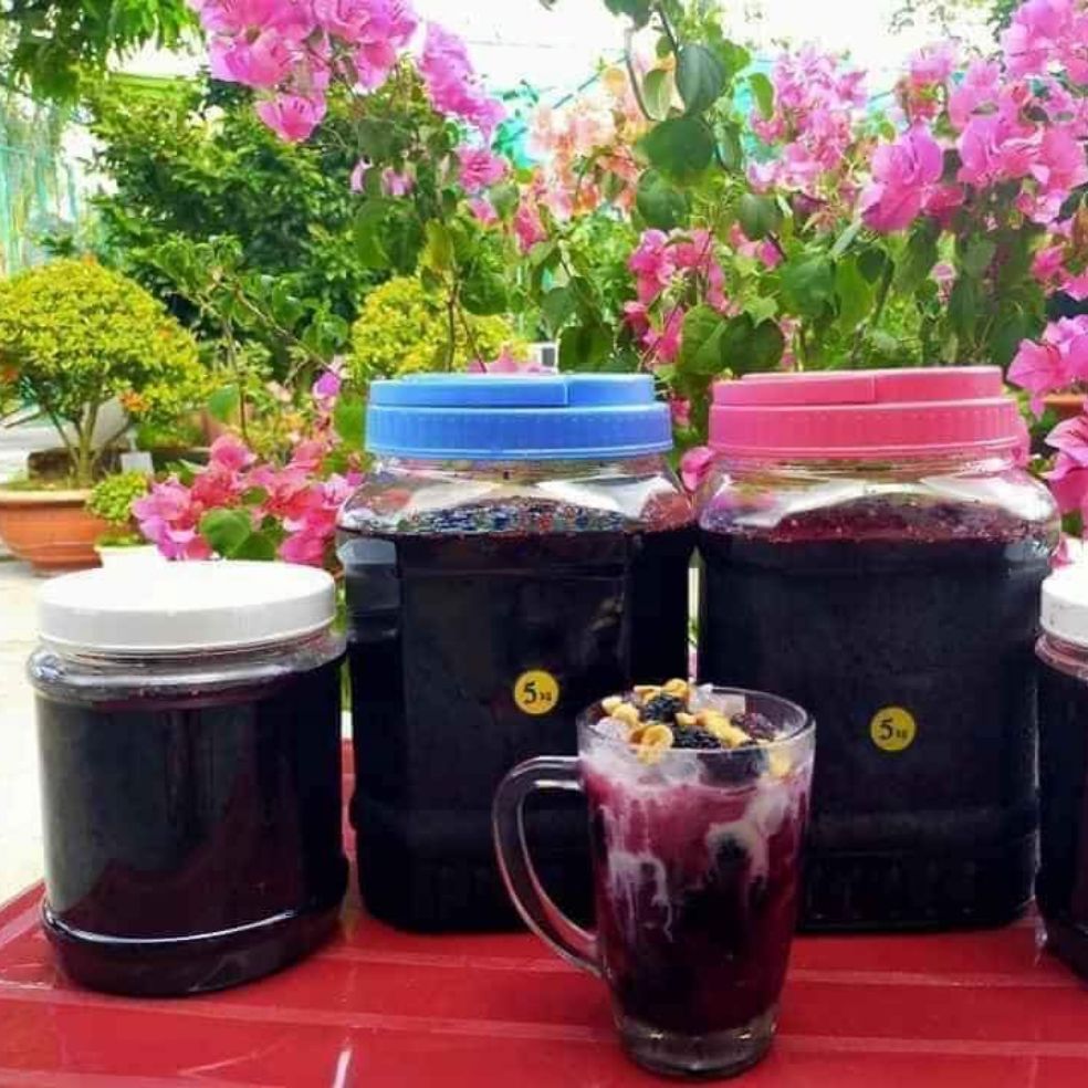 1Kg Dâu ngâm đường chua ngọt siêu ngon
